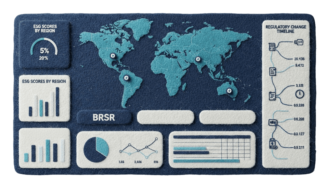 Global ESG Dashboard with Regional Insights