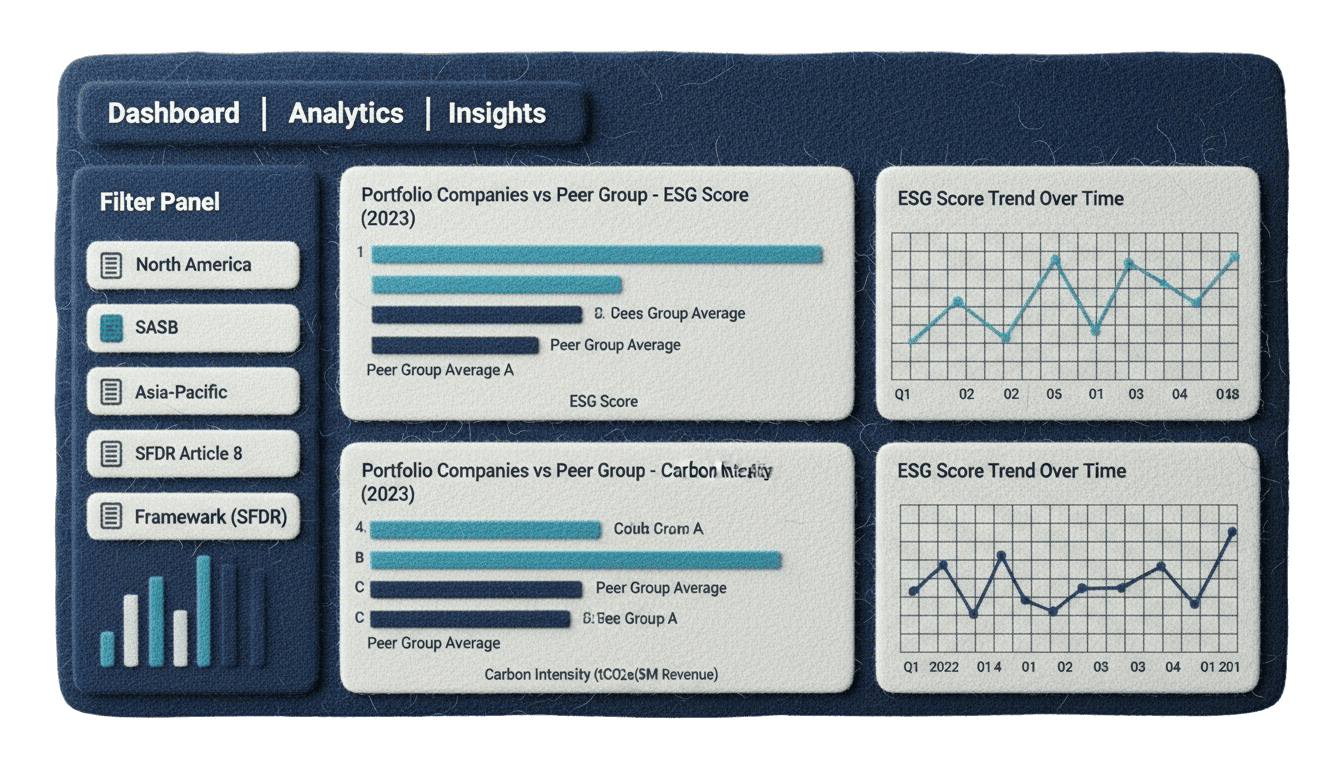 NeoImpact ESG Analytics and Benchmarking Dashboard