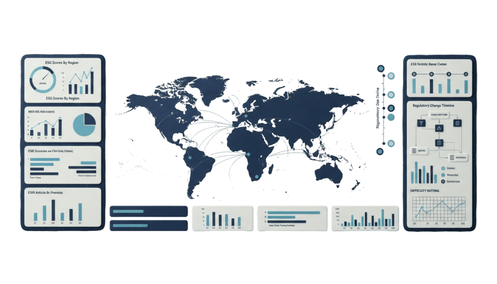 Visual map of ESG regulations and opportunities